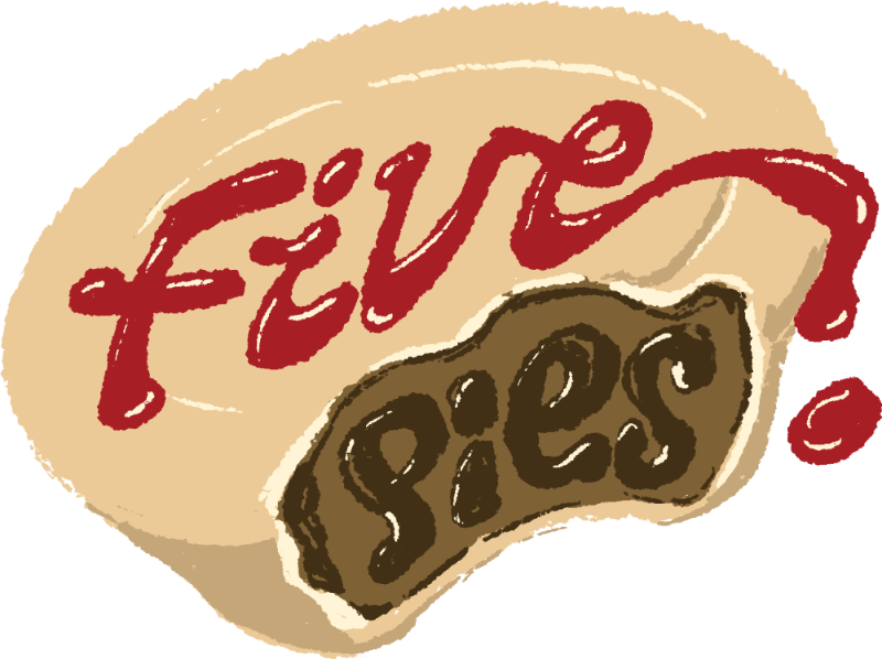 Five Pies